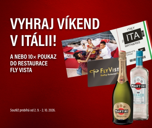 Hraj o zájezd do Itálie a další výhry s Martini